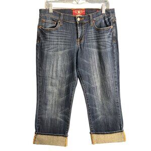 Lucky Brand Womens Sweet N Crop Jeans Size 8/29 Cotton & Spandex Blue Denim